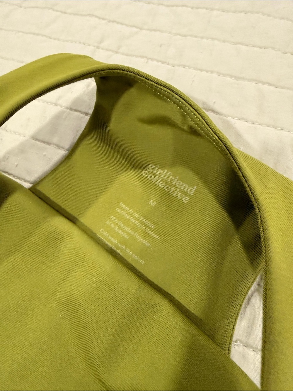 girlfriend collective Green High-Waist Pocket Legging & Dylan Tank Set - Picture 4 of 7